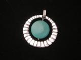Sterling Silver Pendant with Turquoise Stone